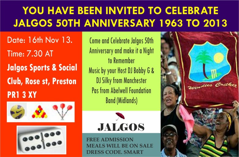 Jalgos 50th Anniversary Celebration 16th Nov 2013