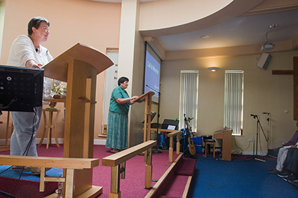 Lay Preacher Denise Johnson and Minister Rev Karen Le Mouton